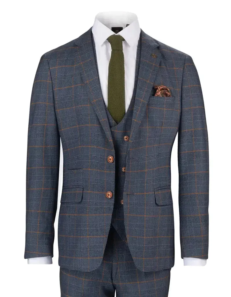 Three-Piece Suit Jenson Sky Blue