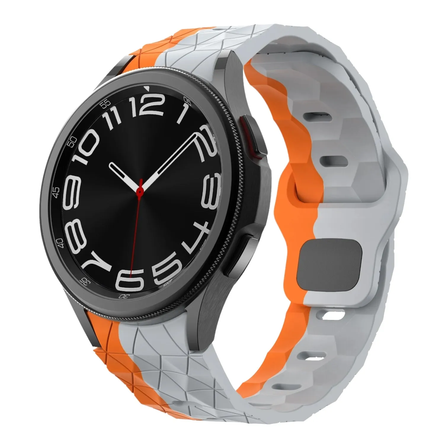 Timex 22mm Range compatible Silicone Football Pattern Watch Straps