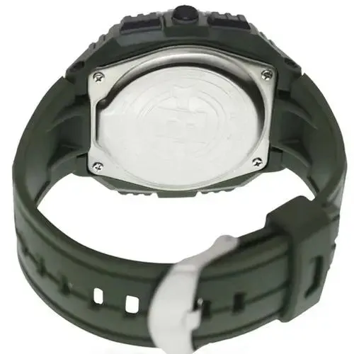 Timex Men's Expedition Shock XL Vibrating Alarm Green Resin Watch T49951