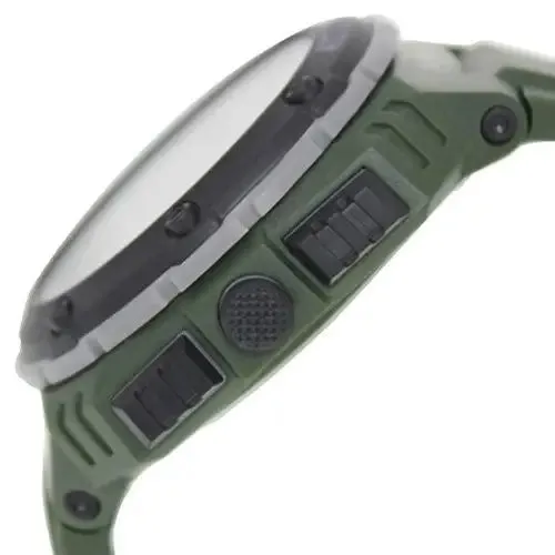 Timex Men's Expedition Shock XL Vibrating Alarm Green Resin Watch T49951