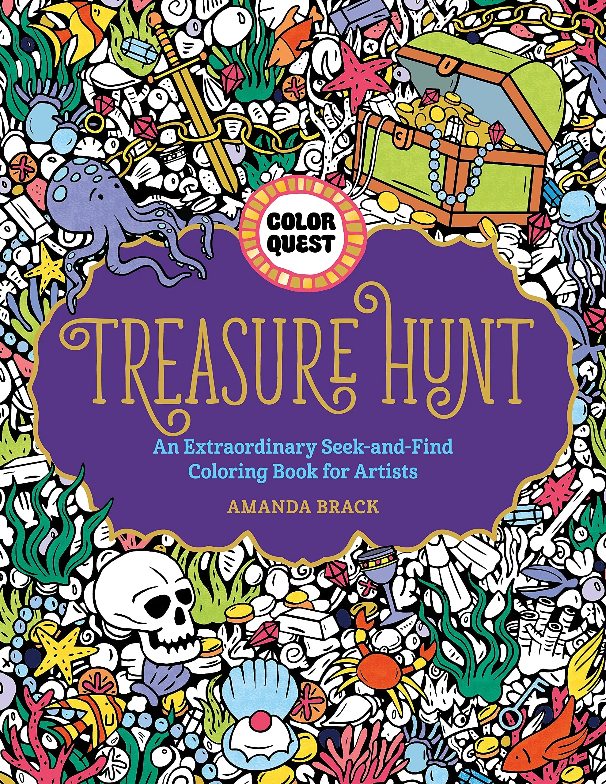 Treasure Hunt Coloring Book