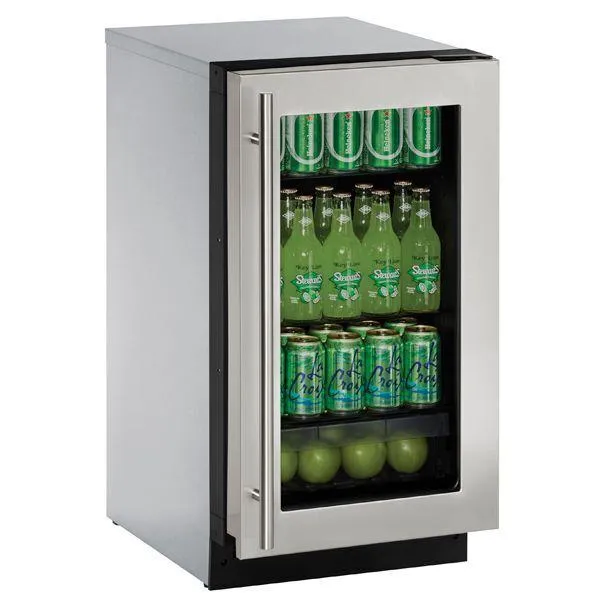 U-Line U2218RGLS00B 2218rgl 18" Refrigerator With Stainless Frame Finish (115 V/60 Hz)