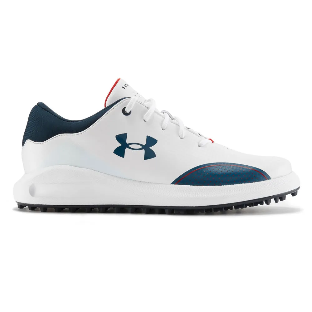 Under Armour Draw Sport Junior Shoes - White/Academy