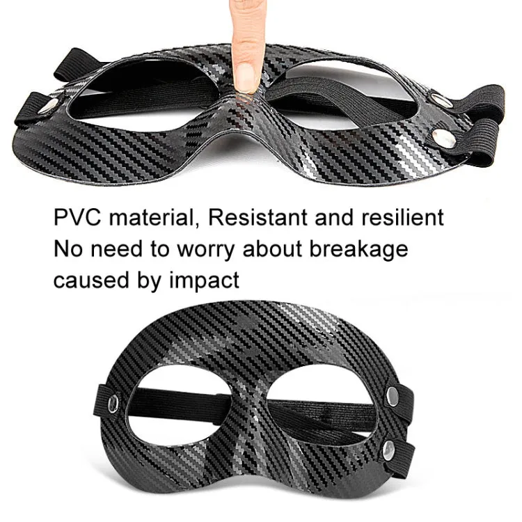 Upper Half Face Basketball Crash Protective Nose Mask Breathable Face Protection Mask(Black Half-side)