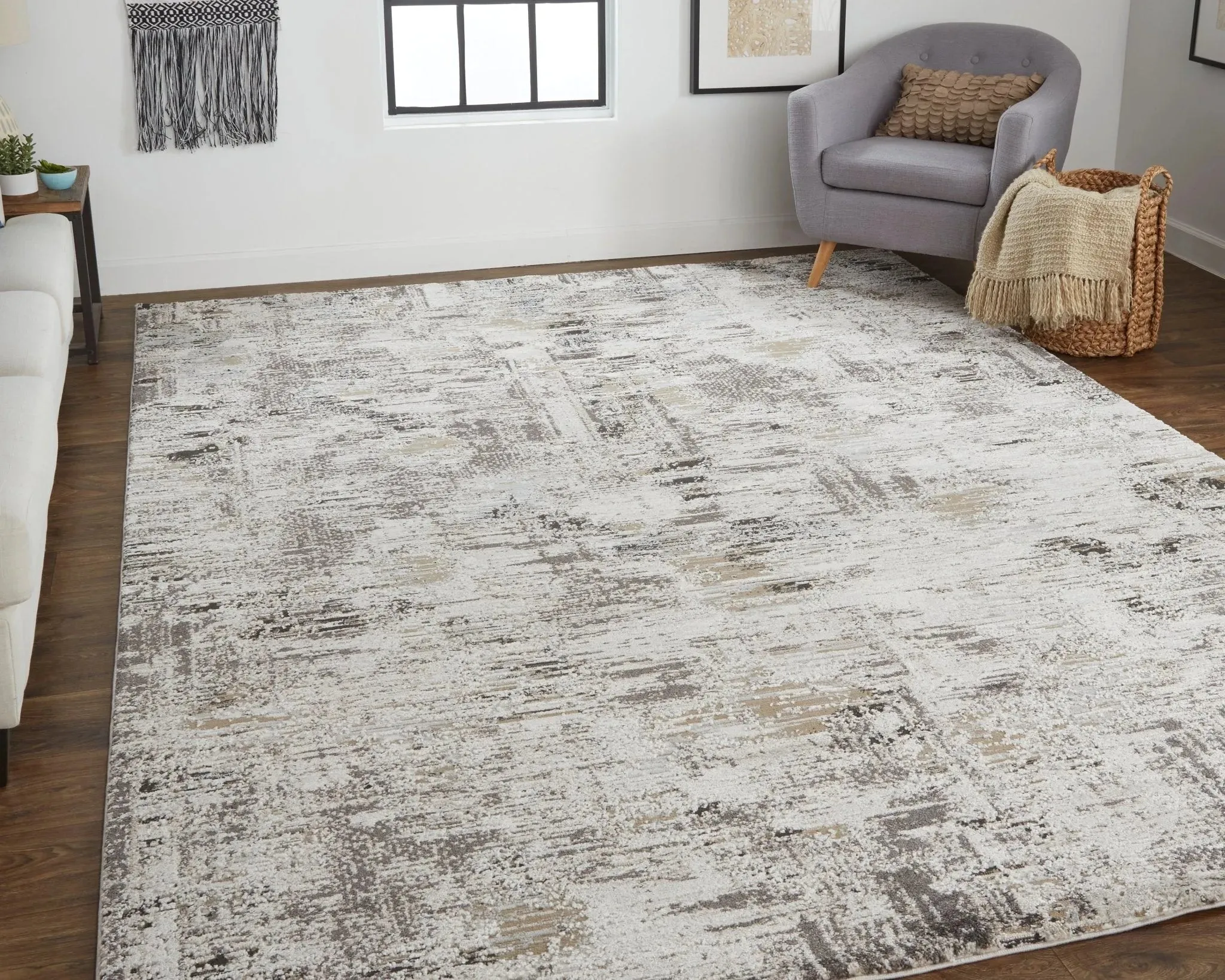 Vancouver VNR39FHF Ivory/Grey Rug