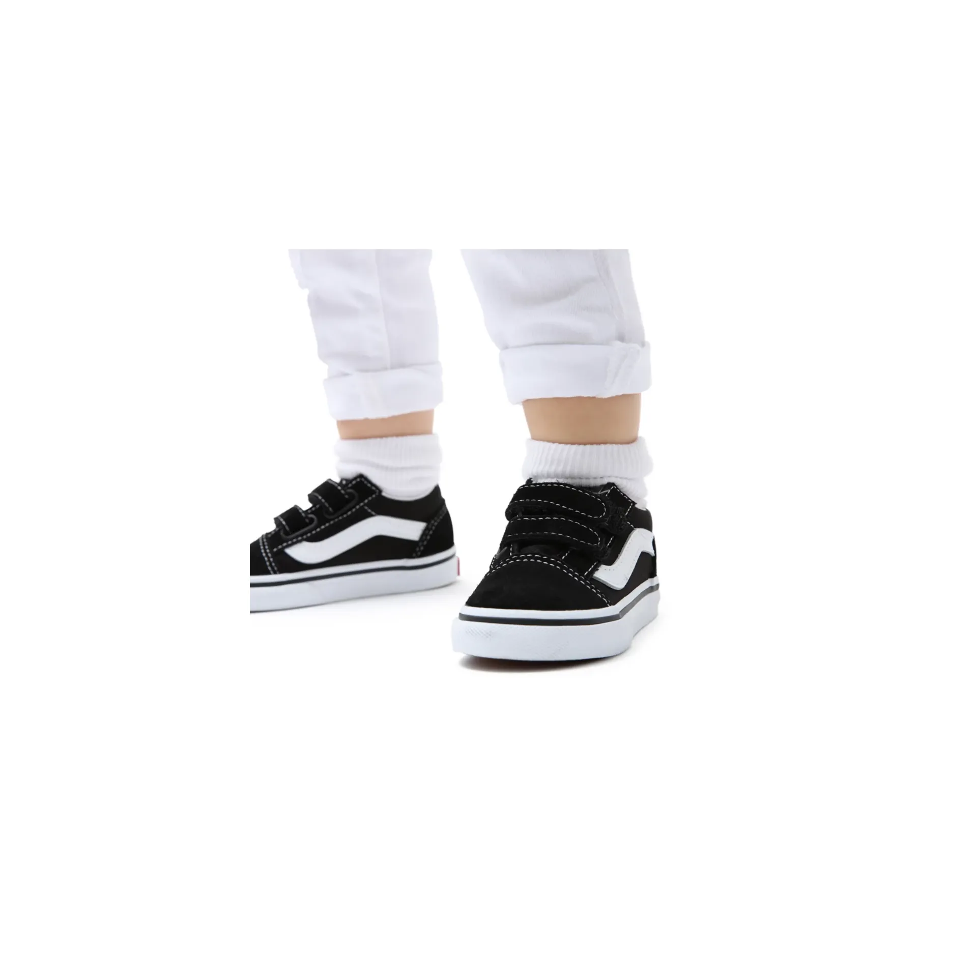 Vans Kid's Old Skool V TD Shoes - Black