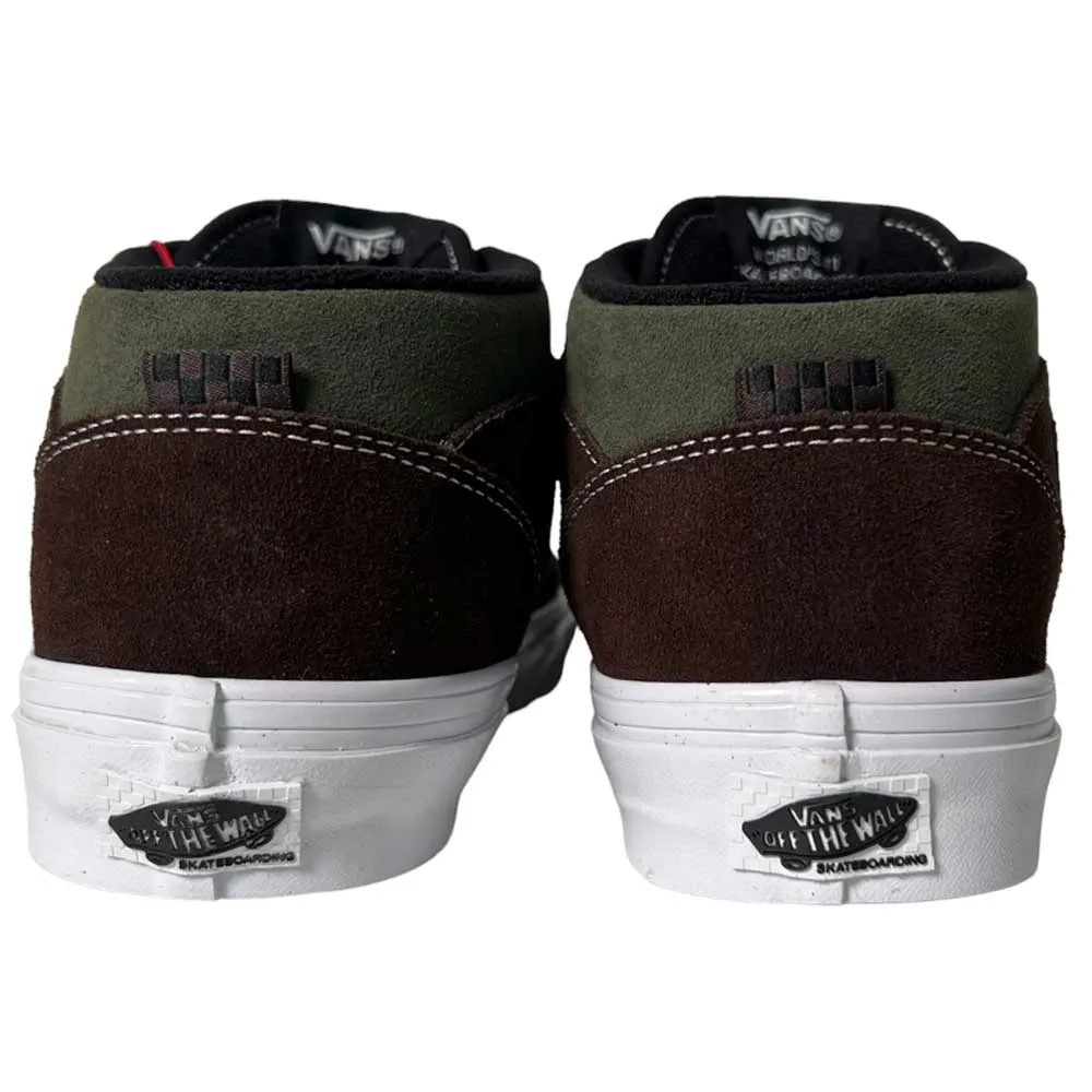 Vans Skate Half Cab 92 VCU Dark Brown White Suede Shoes