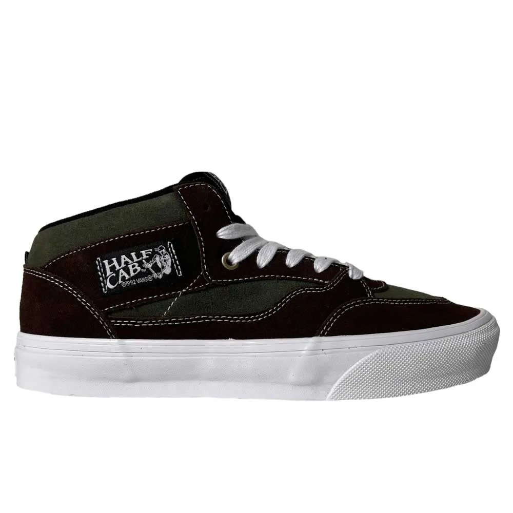 Vans Skate Half Cab 92 VCU Dark Brown White Suede Shoes