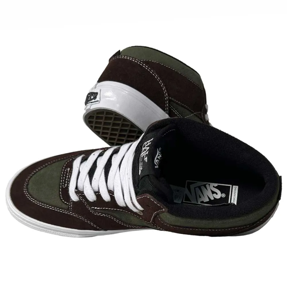 Vans Skate Half Cab 92 VCU Dark Brown White Suede Shoes