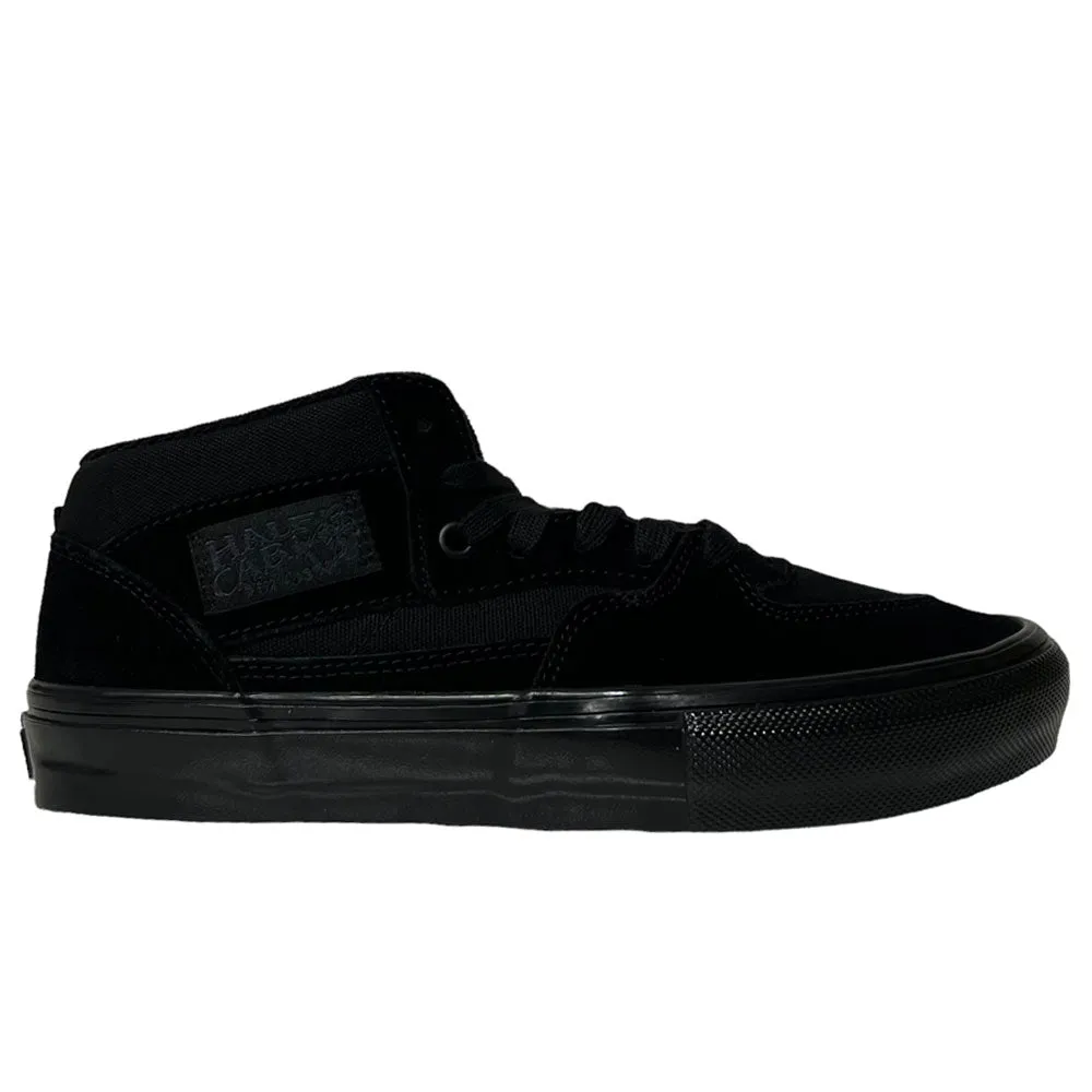 Vans Skate Half Cab Black Black Suede Shoes