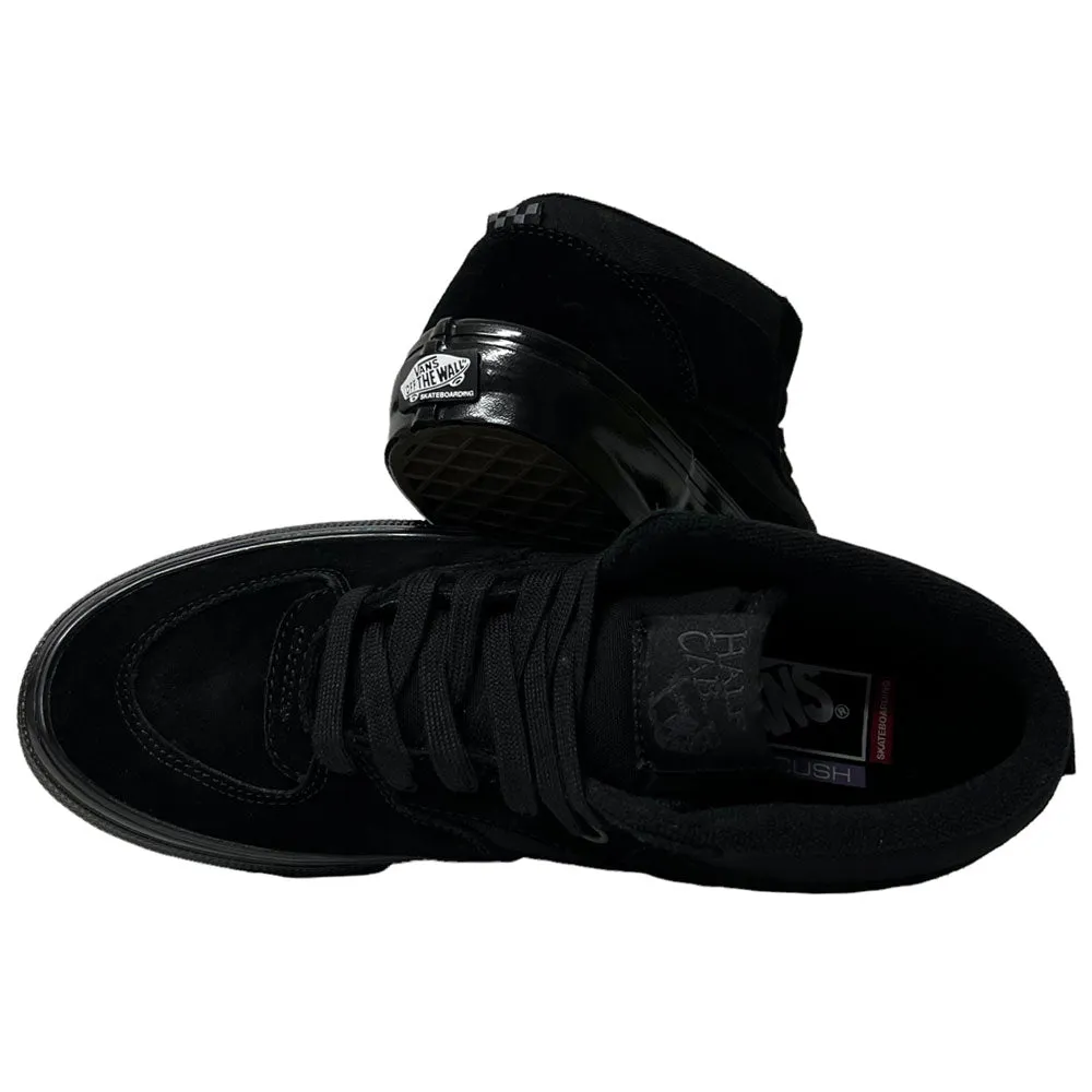 Vans Skate Half Cab Black Black Suede Shoes