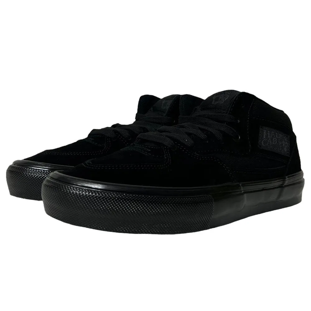 Vans Skate Half Cab Black Black Suede Shoes