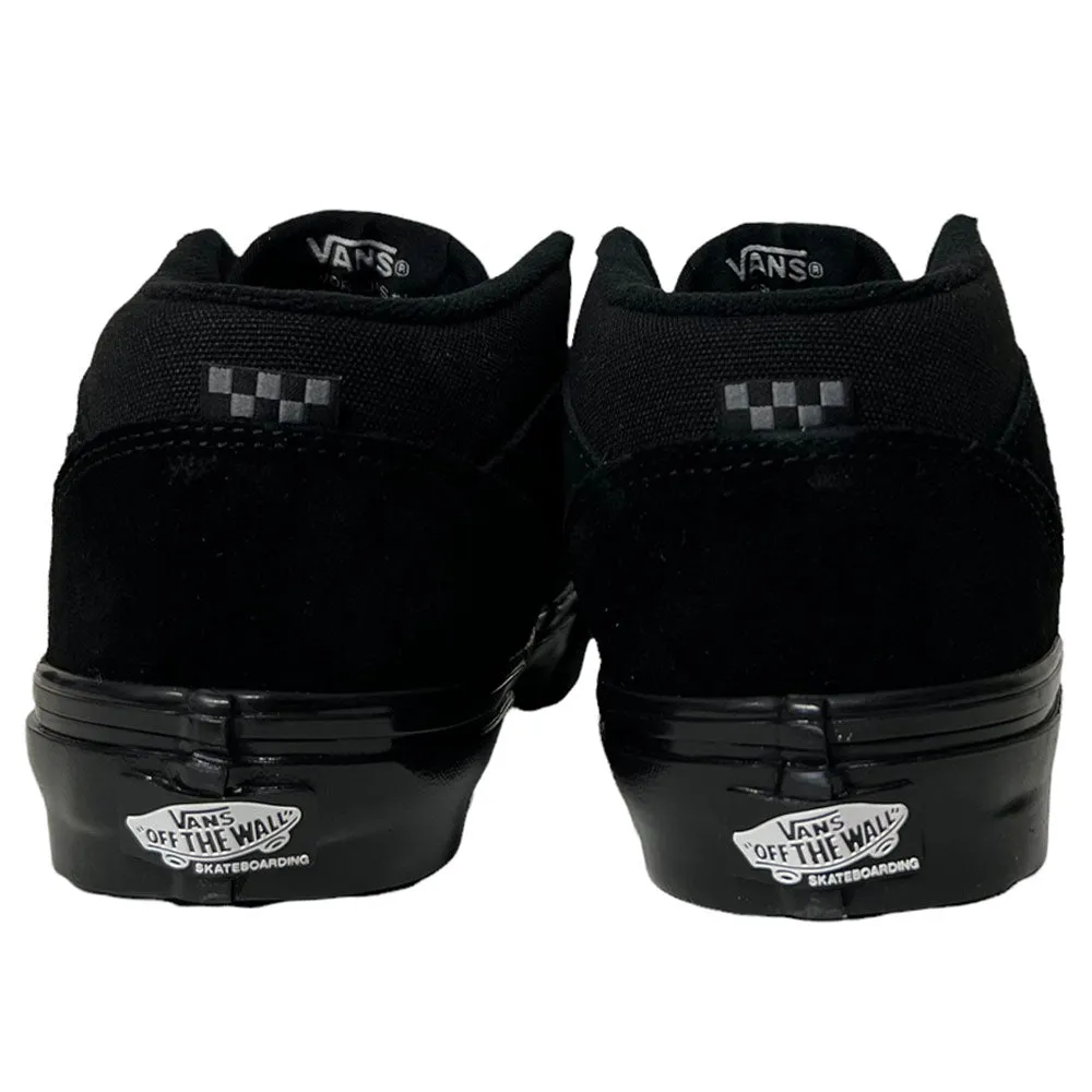 Vans Skate Half Cab Black Black Suede Shoes