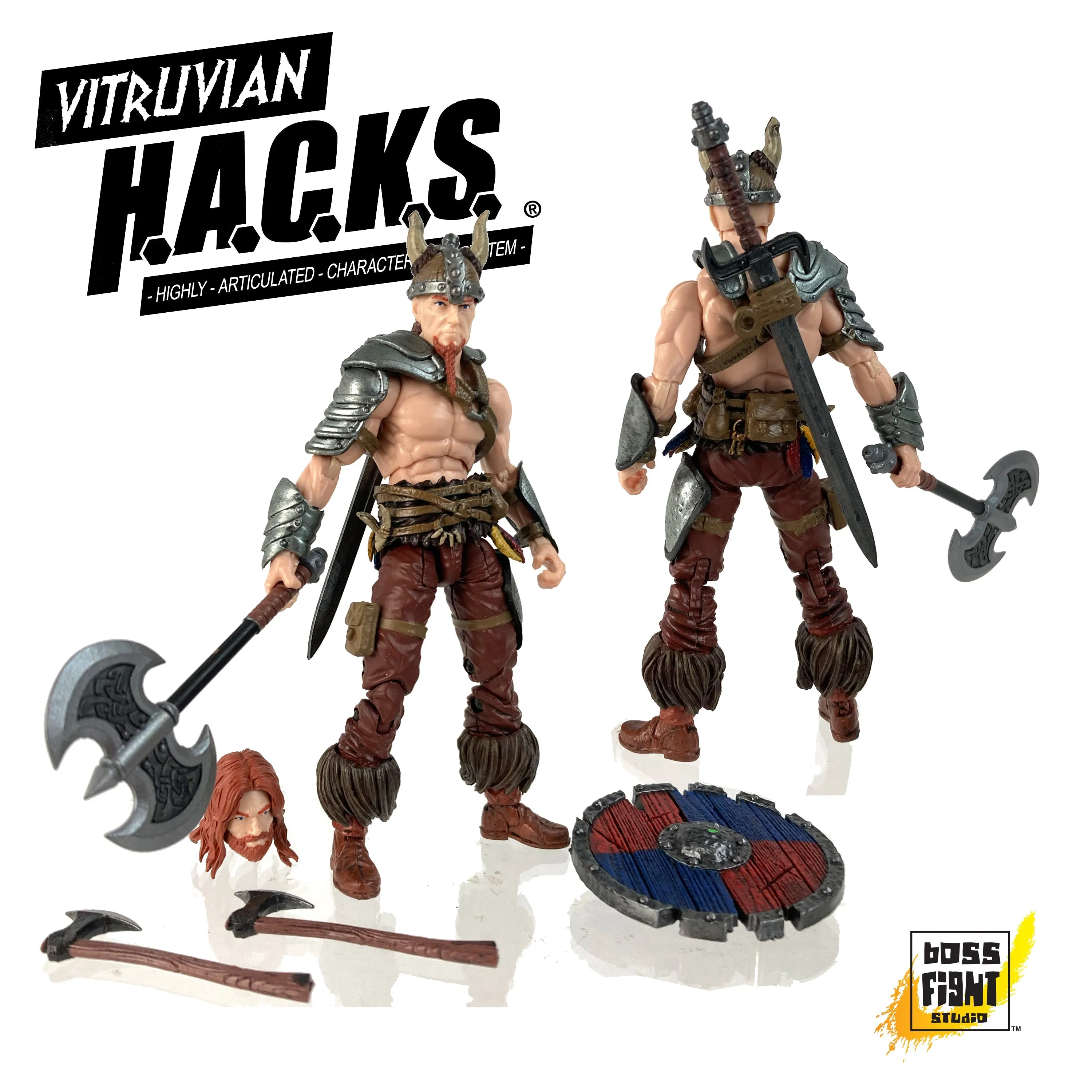 Vitruvian H.A.C.K.S. Action Figure: Sigurd the Unconquerable - WHOLESALE