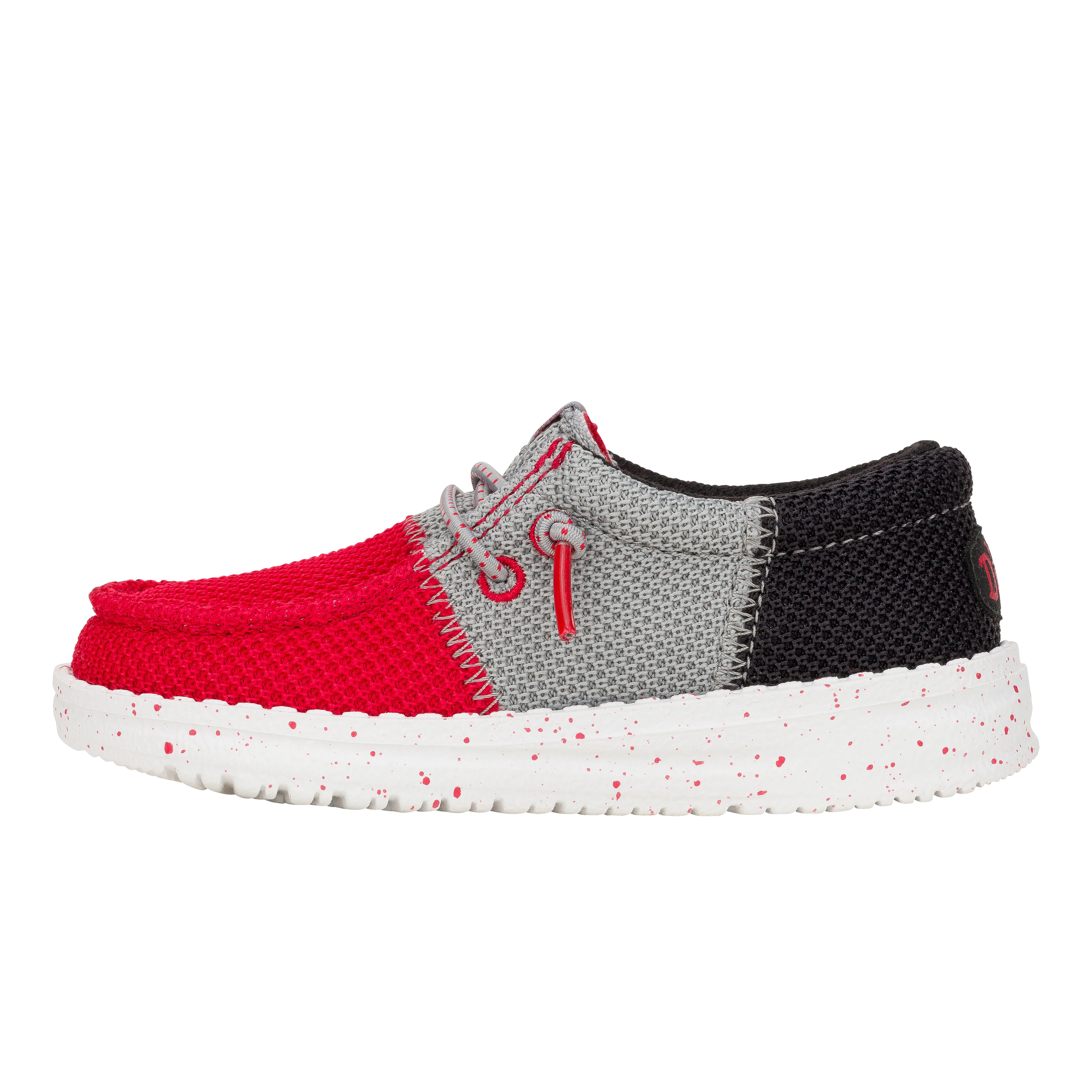 Wally Toddler Tri Varsity Mesh - Red/Grey