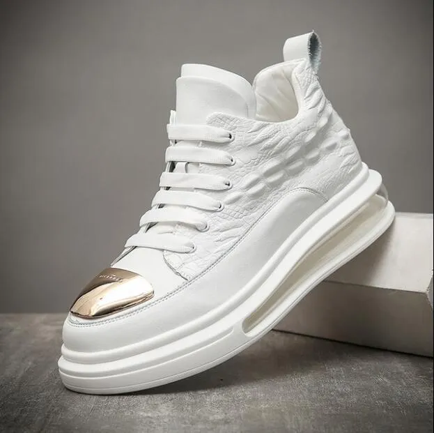 Waterproof Lace-up Closure High Top Sneakers