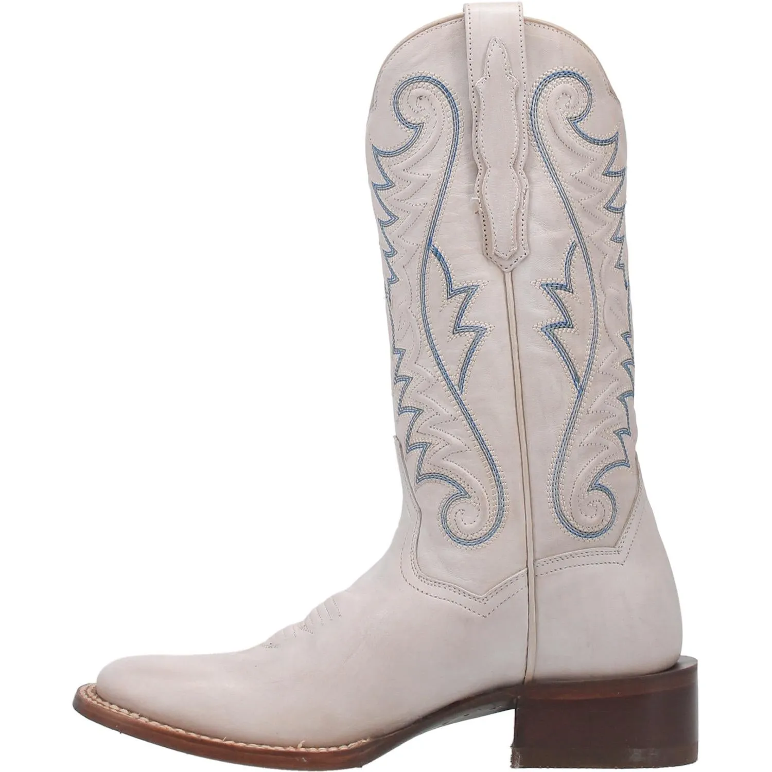 Women's Dan Post DP4999 12" Sugar White Leather Wide Square Toe (SHOP IN-STORE)