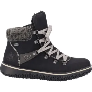 Women's Rieker Z4238-00 Cordula 38 Black/Anthracite Suede