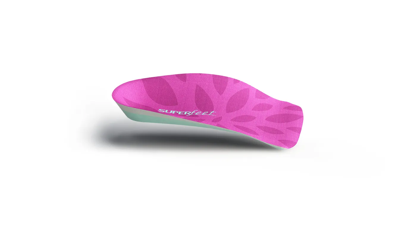 Womens Superfeet Me 3/4 Length Insoles Inserts Orthotics Arch Support Cushion