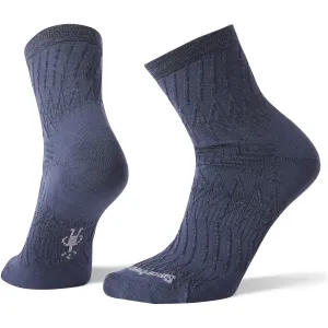 Women's Triangle Texture Mid Crew Socks