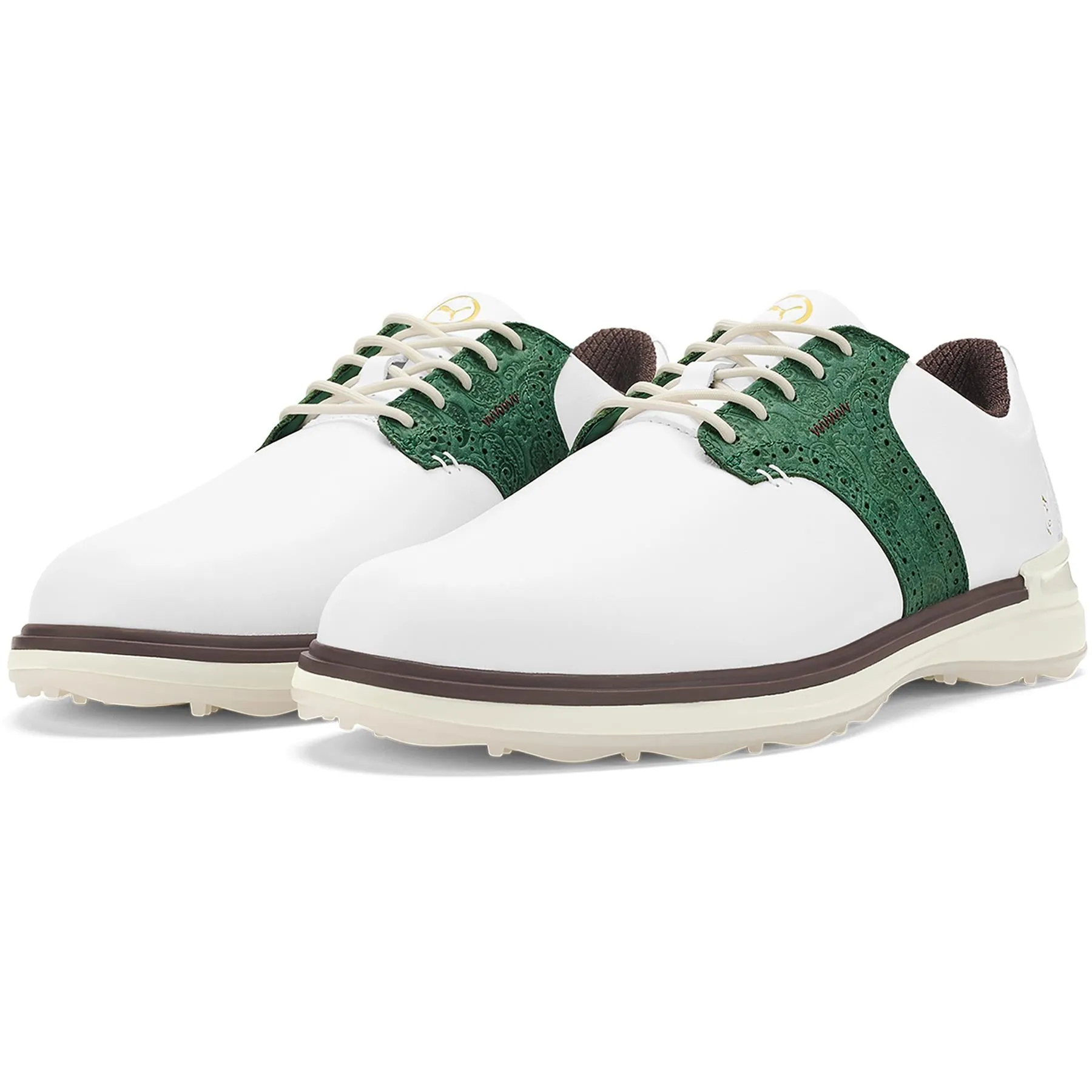 X Quiet Golf Avant Golf Shoes White/Deep Forest/Lime Pow - SS24