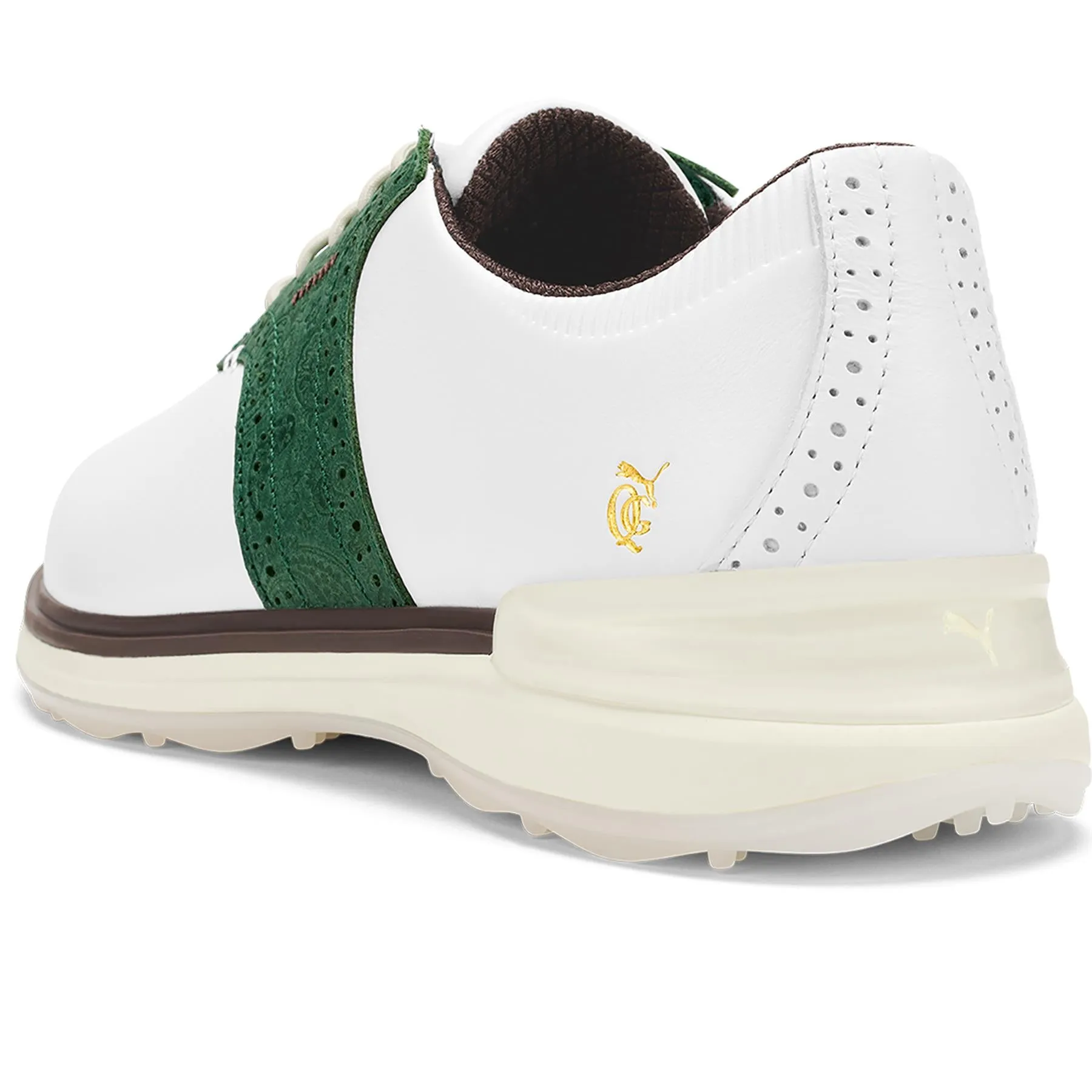 X Quiet Golf Avant Golf Shoes White/Deep Forest/Lime Pow - SS24