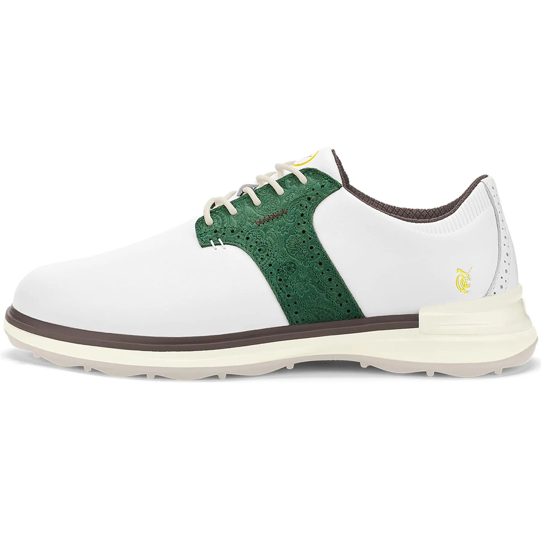 X Quiet Golf Avant Golf Shoes White/Deep Forest/Lime Pow - SS24