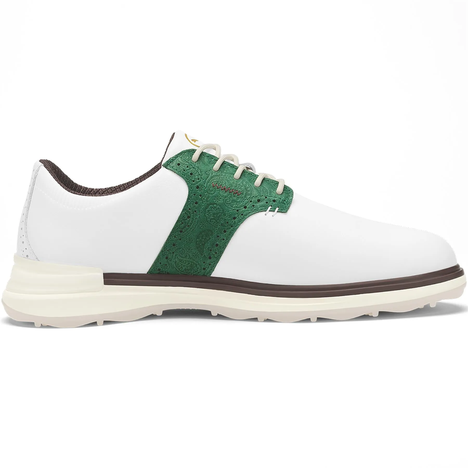 X Quiet Golf Avant Golf Shoes White/Deep Forest/Lime Pow - SS24